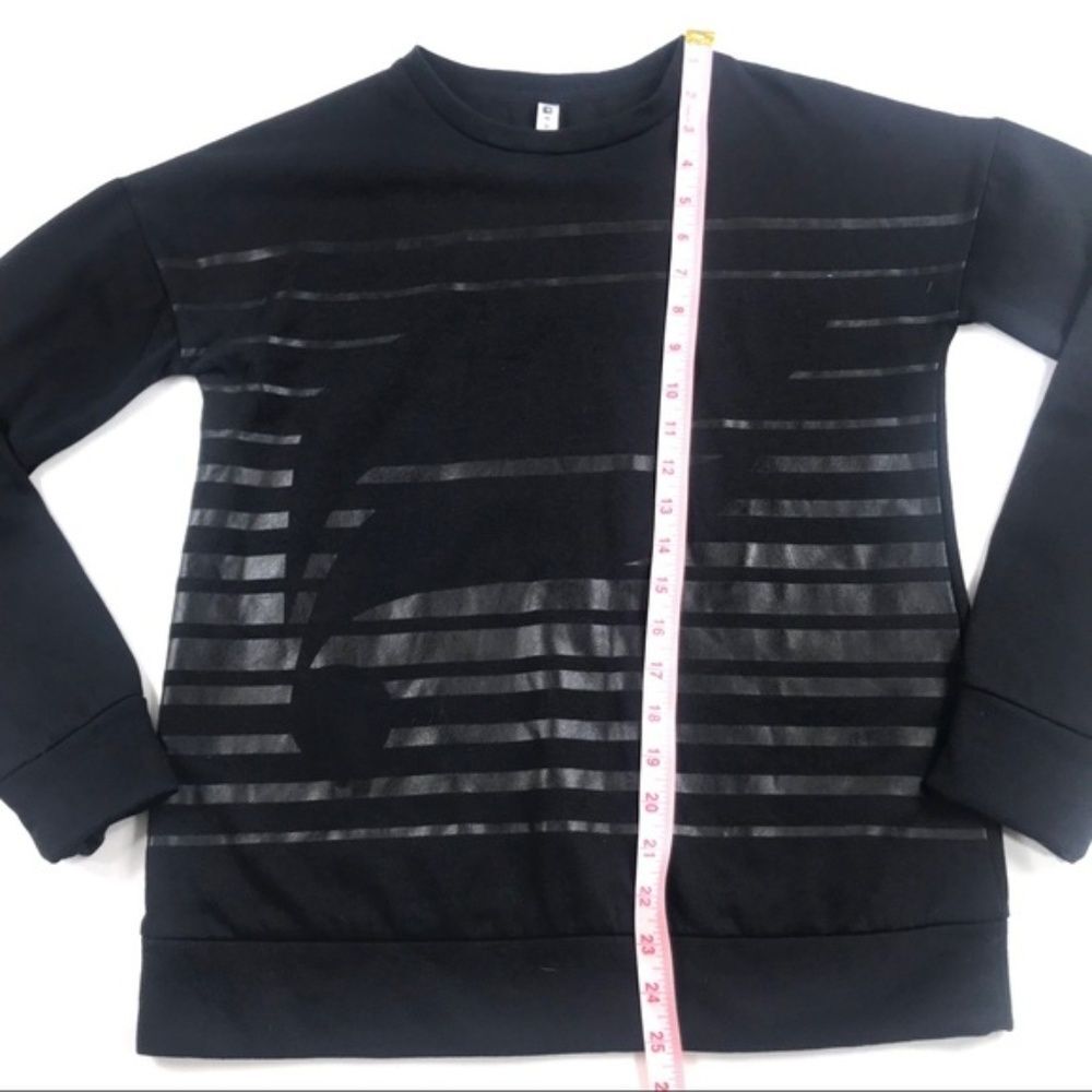 Fabletics Snowshoe Black Pullover Sweatshirt S - image 3